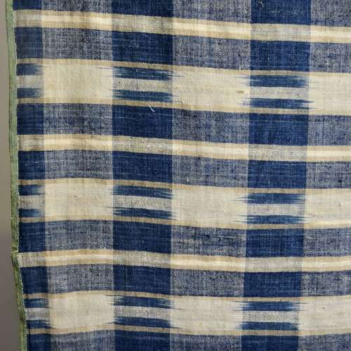 Indigo Flammé panel French 18th Century
