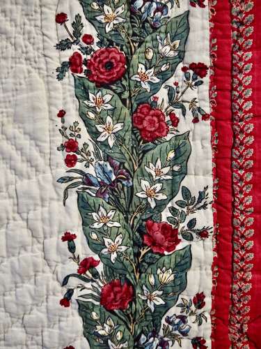 Fichu Quilt French Early 19th Century