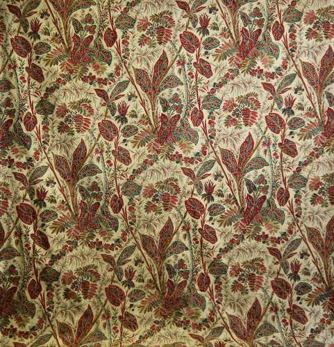 Indienne Cotton Panel French 19th Century