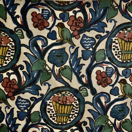 Paul Dumas Printed Linen French 20th Century