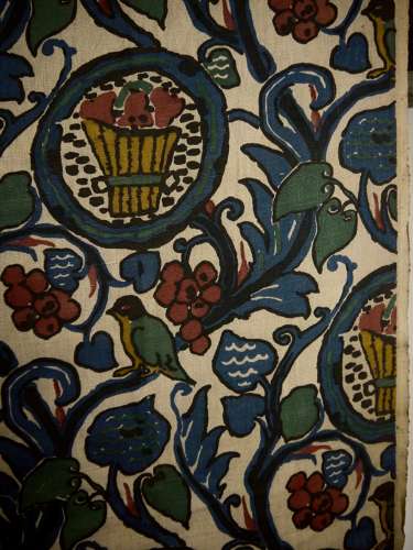 Paul Dumas Printed Linen French 20th Century