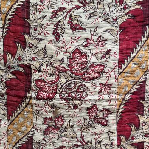 Scalloped Indienne Pelmet French 18th Century