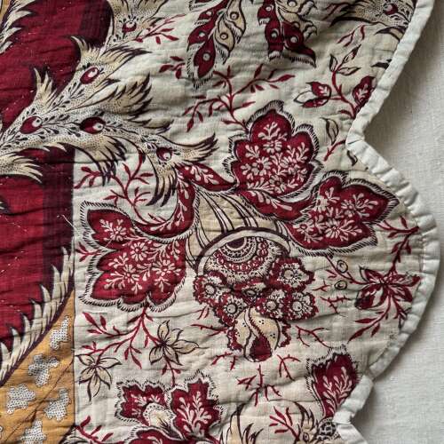 Scalloped Indienne Pelmet French 18th Century