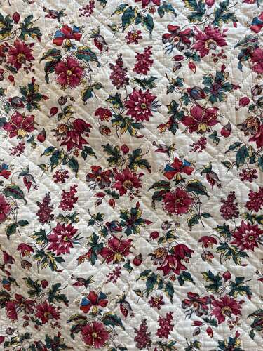 Chintz Quilt French/Swiss 18th Century