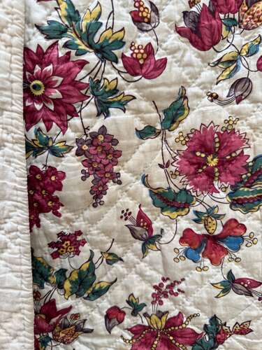 Chintz Quilt French/Swiss 18th Century