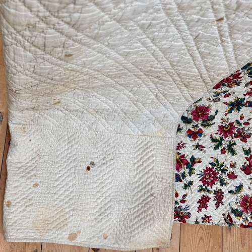 Chintz Quilt French/Swiss 18th Century