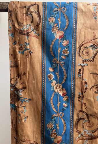 Set of Chateaux Curtains French 19th century