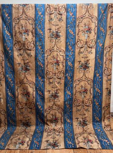 Set of Chateaux Curtains French 19th century