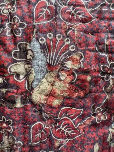 Butterflies Quilt French 19th Century