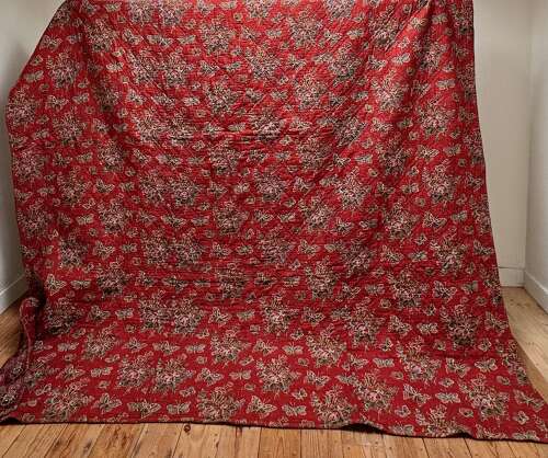 Butterflies Quilt French 19th Century