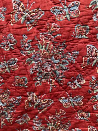 Butterflies Quilt French 19th Century