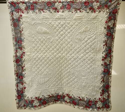 Small Fichu Quilt French Early 19th Century