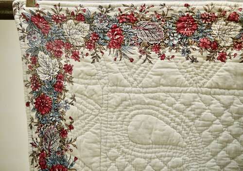 Small Fichu Quilt French Early 19th Century