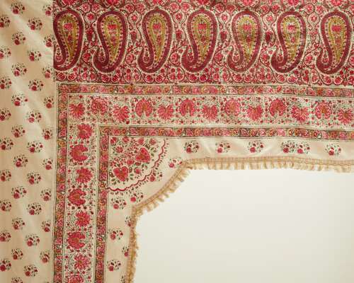 Kalamkari Portière Persian Early 20th Century