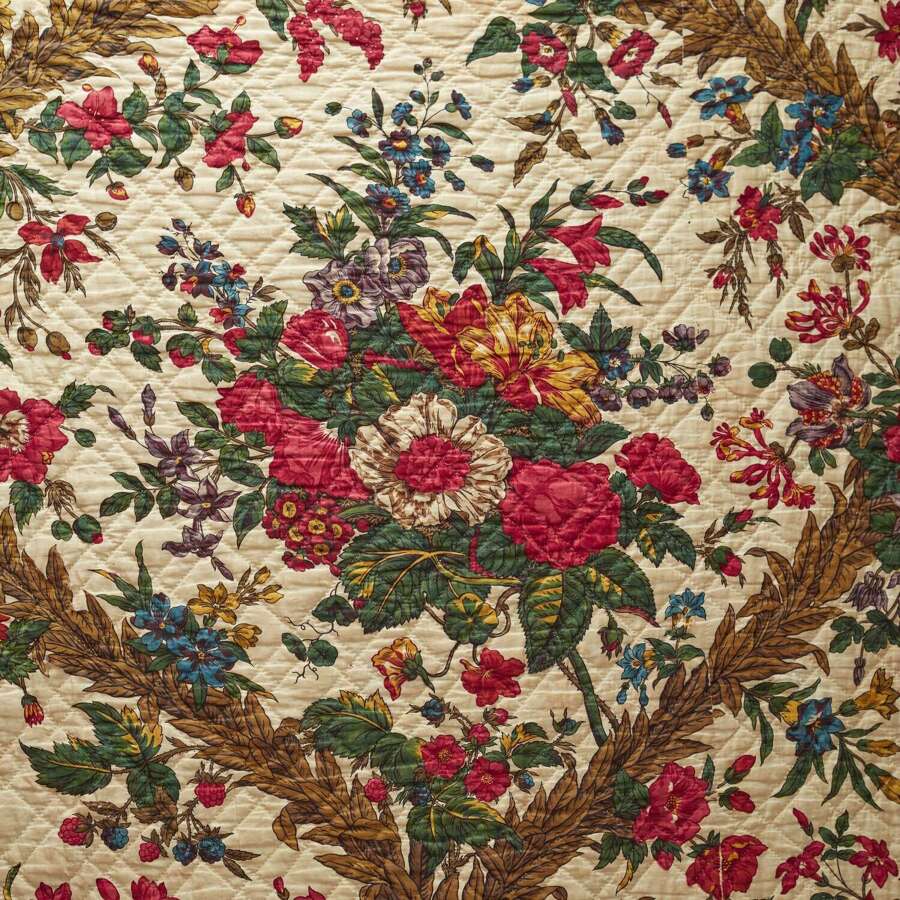Hartmann et Fils Cotton Quilt French 18th Century