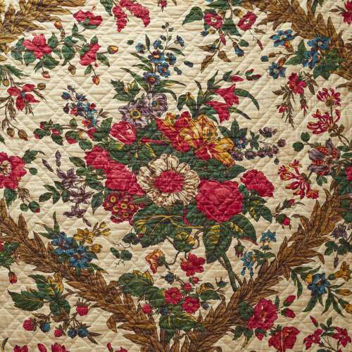 Hartmann et Fils Cotton Quilt French 18th Century