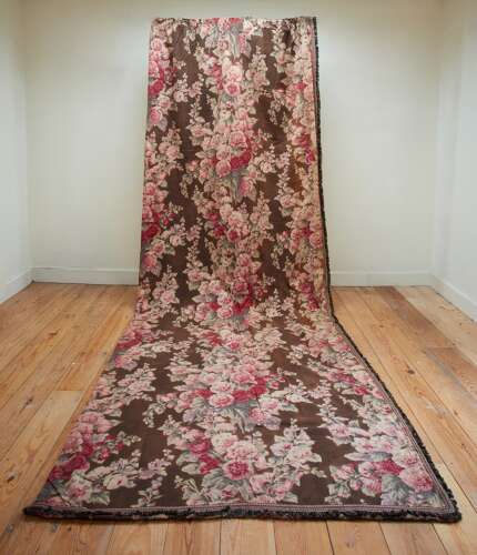 Single Curtain & Pair of Pelmets French 19th Century