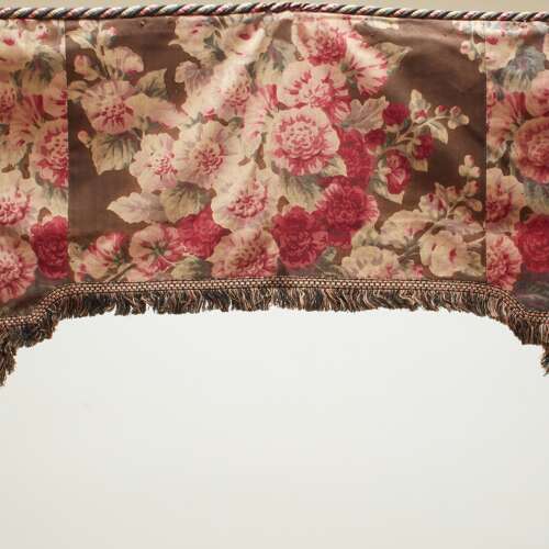 Single Curtain & Pair of Pelmets French 19th Century