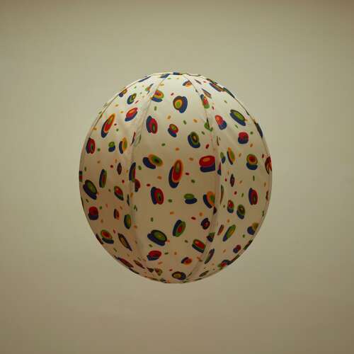 Handmade Silk Globe Shade English 1930s