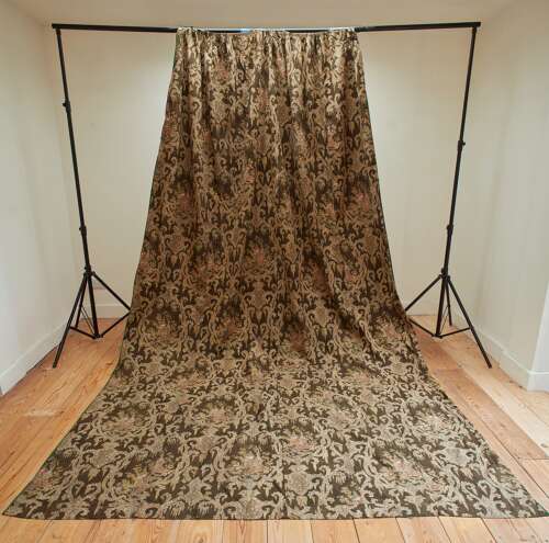 Two Chinoiserie Curtains French 19th Century