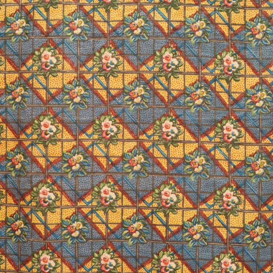 Printed Cotton French Circa 1920s