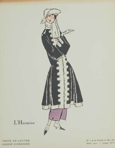 L'Hermine No 7 de La Gazette du Bon Ton French 20th Century