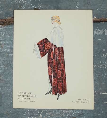 L'Hermine No 9 de La Gazette du Bon Ton French 20th Century