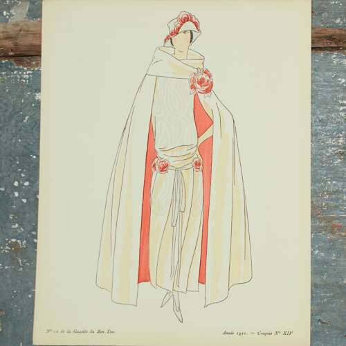 No 10 de la Gazette du Bon Ton Pocket Pochoir French 1922