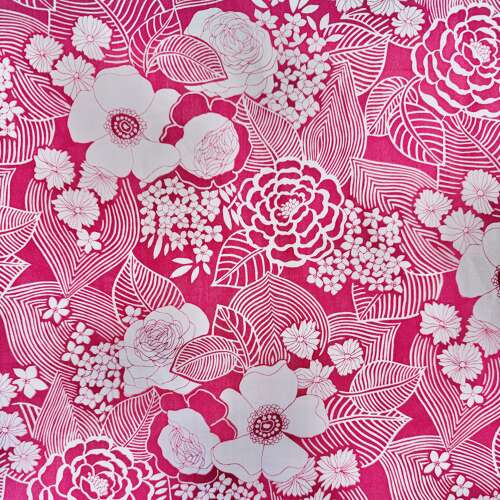 Pink Print Cotton English 20th Century