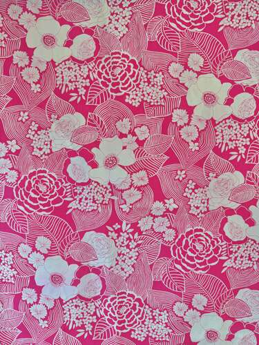 Pink Print Cotton English 20th Century