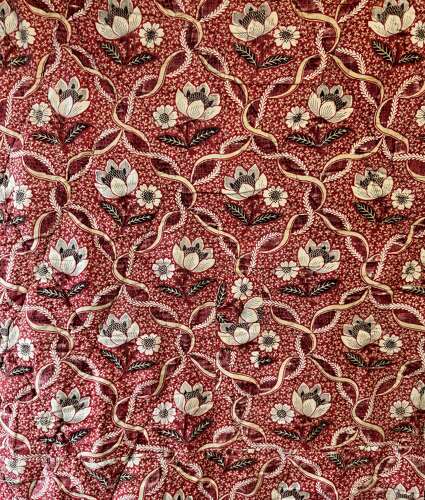 Quiconce de Losanges Fleuris/Flowered Diamonds Panel French 18th Century
