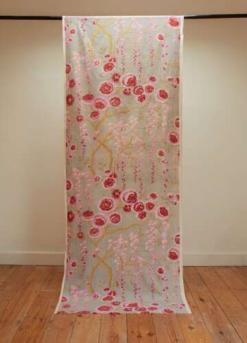 C1920s Floral Printed Cotton French