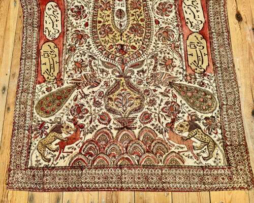 19th Century Indian Kalamkari Panel