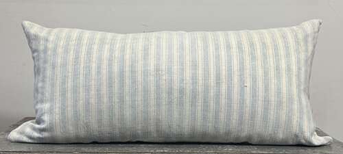 Tulips Block Printed Cotton Cushion French 18th Century