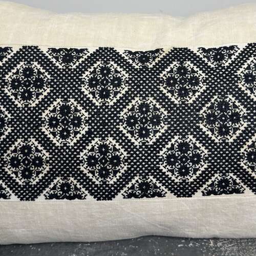 Fez Embroidery Cushion Moroccan 19th Century