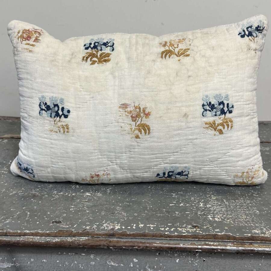 Small Cambresine Cushion French 18th Century