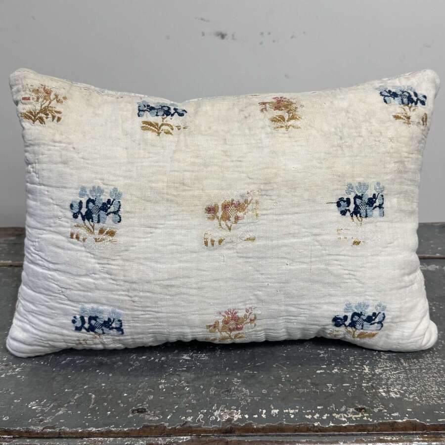 Small Cambresine Cushion French 18th Century